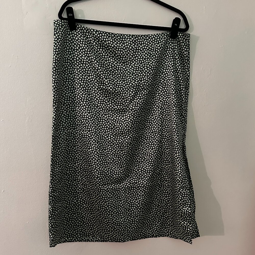 Floral Slip-Style Skirt